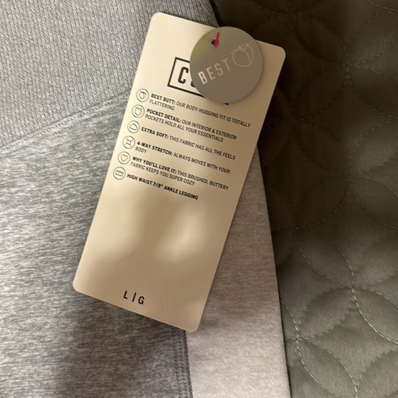 NWT Pink Cozy Leggings size Large - Picture 3 of 8